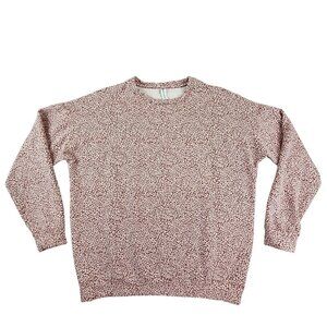 Athleta Sweatshirt Women's Small Balance‎ Pullover Micro Leopard Athleisure Yoga